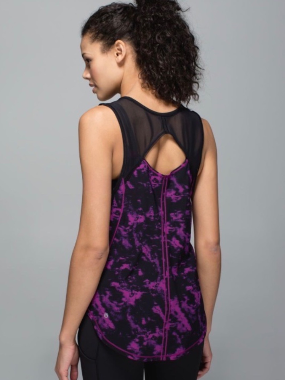 Lululemon Sculpt Tank Plum/Black Size Medium